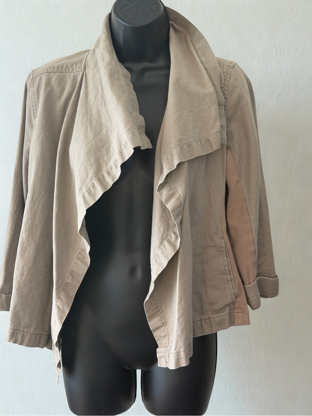 Lucy Beige Tie-Back Utility Jacket